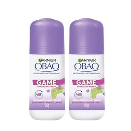 Garnier, Kit Game Desodorante Para Mujer Roll-On 2 Pack, Tecnología De Larga Duración Te Blinda Contra El Sudor Hasta Por 48 Hrs, 65 G Cada Uno