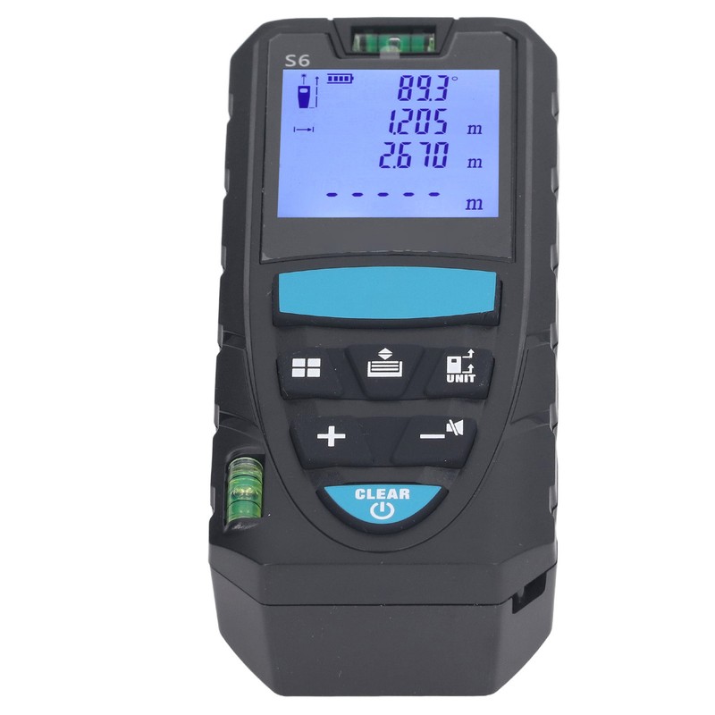 Distance Measure 100m Distance Meter Digital Display with Bubble Level