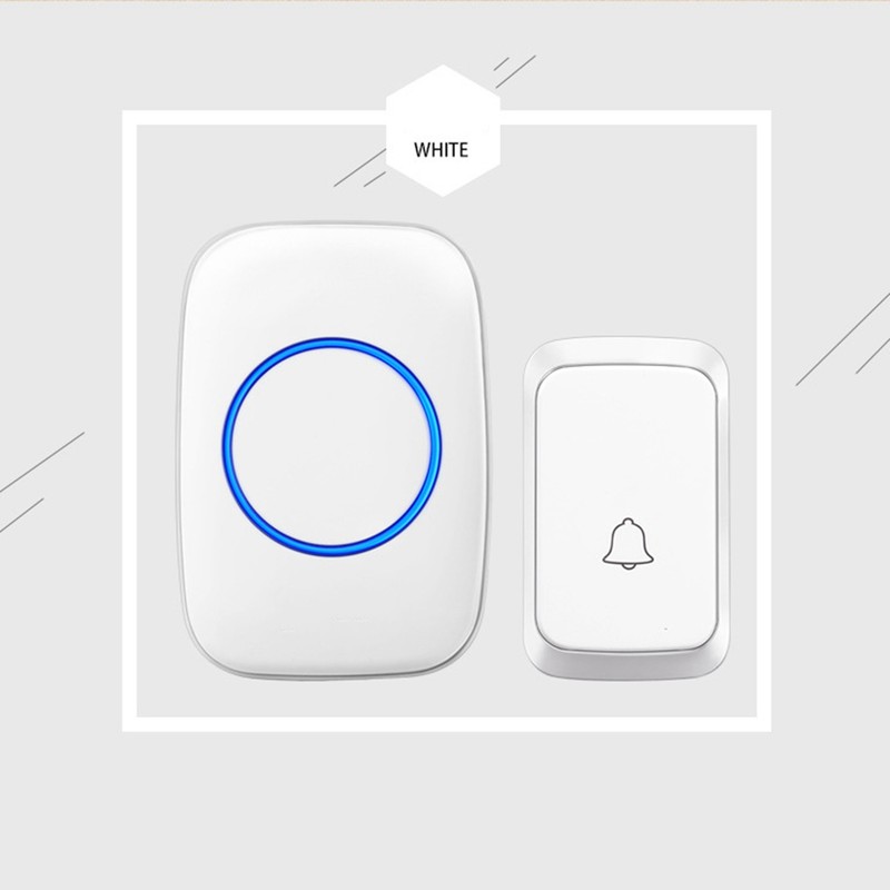 Smart Wireless Doorbell Waterproof Strong Penetration Security Doorbell for Home