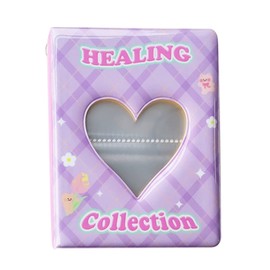 88flix Trading Card Case Korean Correct Book Trading Card File Binder Purple Card File..