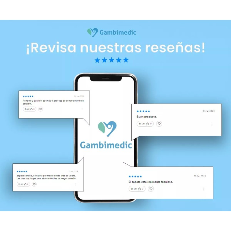 Gambimedic Zapato Ferula Para Yeso Bota Comoda Fractura Post Operatorio