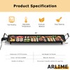 ARLIME Electric Griddle, 35" Teppanyaki Grill w/Extra Large Tabletop, Portable