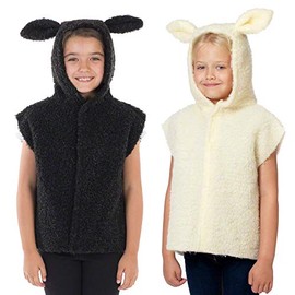 Charlie Crow Baa Baa Black Lamb/Sheep costume for kids one size 3-8 Years.