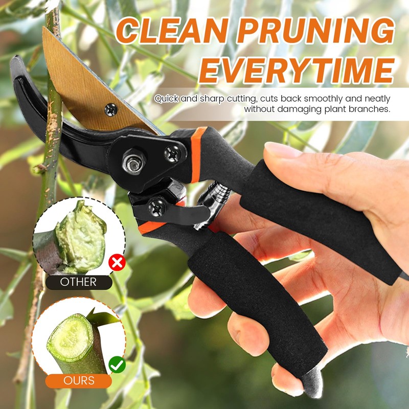 Pruning Shears, Professional Hand Pruning Shears for Gardening Pruning Shears