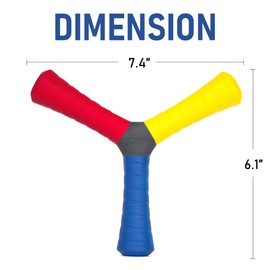 VIMPSEY Hand Eye Coordination Trainer | Reaction Speed Training Tool | Improve Reflex, Agility, and Focus for Sports and Exercise (Yellow) 1 PC