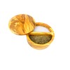 Olive Wood Salt Cellar Box Container by Trademark Innovations