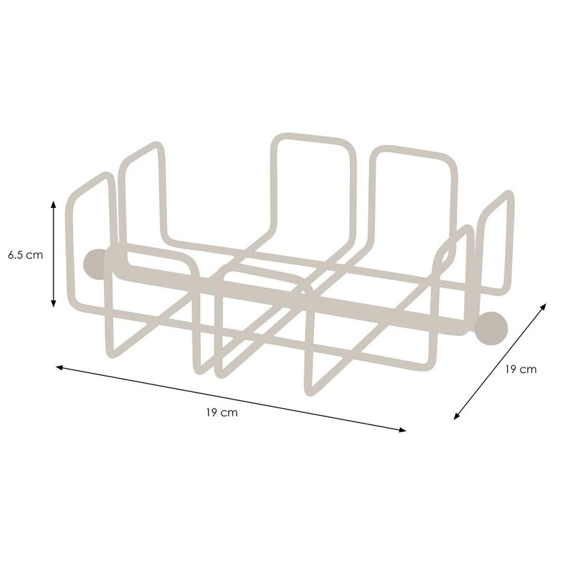 simplywire – Pack of 2 - Napkin/Serviette Holder with Weighted