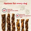 Natural Farm Braided Collagen Chews for Dogs (12 Inch, 6