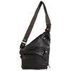 Doubles JMO-7450 Men's Body Bag, One-Shoulder Style, Genuine Leather, Small,