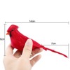 GREENWISH 12 Pcs Red Birds Cardinal with Clip on Christmas