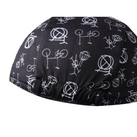 BikingBros Cycling Hats for Lightweight Cycling Cap with Cycling Caps for Under Helmet Unisex, C4