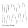 10pcs Preformed Earmold Hearing Aid Tubes Professional BTE Hearing Aid