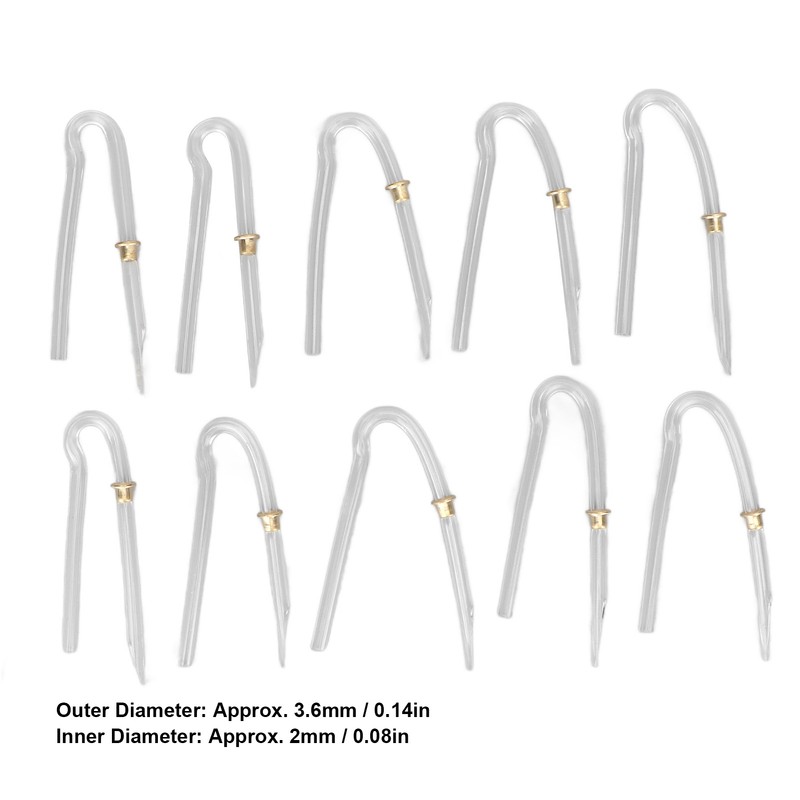 10pcs Preformed Earmold Hearing Aid Tubes Professional BTE Hearing Aid