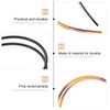 Luxshiny 2pcs Plastic Headband Double Row Headband Toothed Hair Hoops