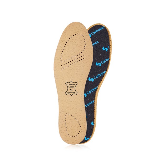 Kaps Insoles for Men and Women - Leather Shoe Insoles
