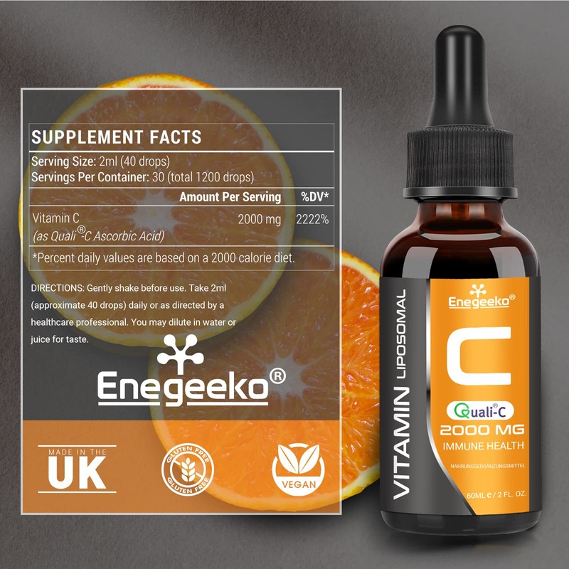 Liposomal Vitamin C with Quali®-C Vitamin C, Non-GMO, Vegan Friendly,