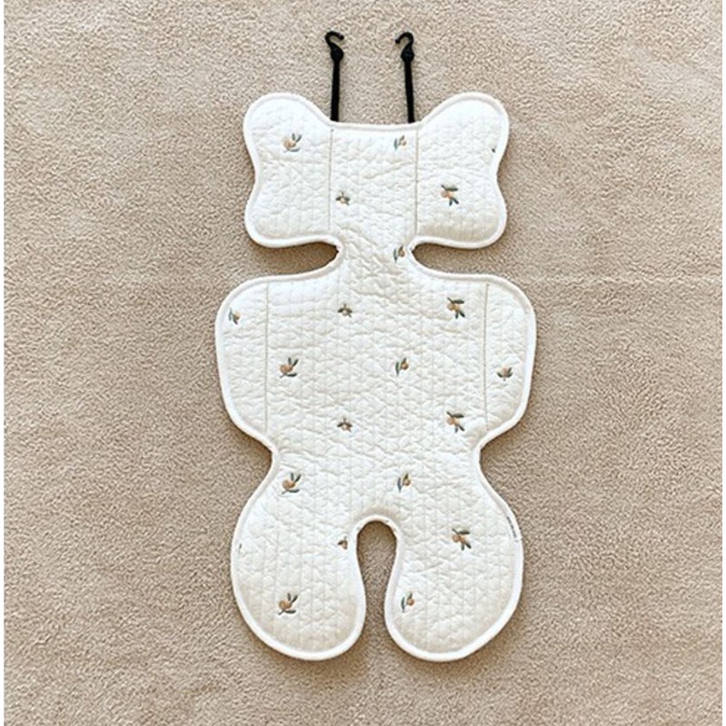Soft Baby Stroller Seat Cushion Breathable Pure Cotton Infant Car
