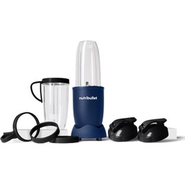 NutriBullet Brand New 13 Pc Set NutriBullet Bullet Blender NB9-1301ANB Pro, Matte Navy Blue