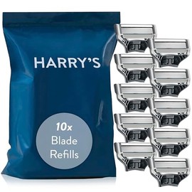 Harry's Harry's Razor Blades Refill, (10) Razor Head Refills with Precision Trimmer, 5 Anti-Friction Shaving Blades, Compatible with Harry's Razors for Men