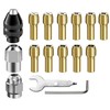 Bkemkri 16 Piece Drill Chuck Adapter Set, Collet Set for