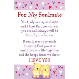 Heartwarmers For My Soulmate Keepsake Card & Envelope 3.5" x 2" Code K107E
