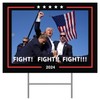 EZISHIPS Trump Shooting Makes Me Stronger Yard Sign, Fight Fight