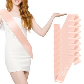 NJCXOLA 8 Champagne Party Belts, Blank Belts, Birthday Belts, Graduation Belts, Themed Birthday Party Wedding Belt