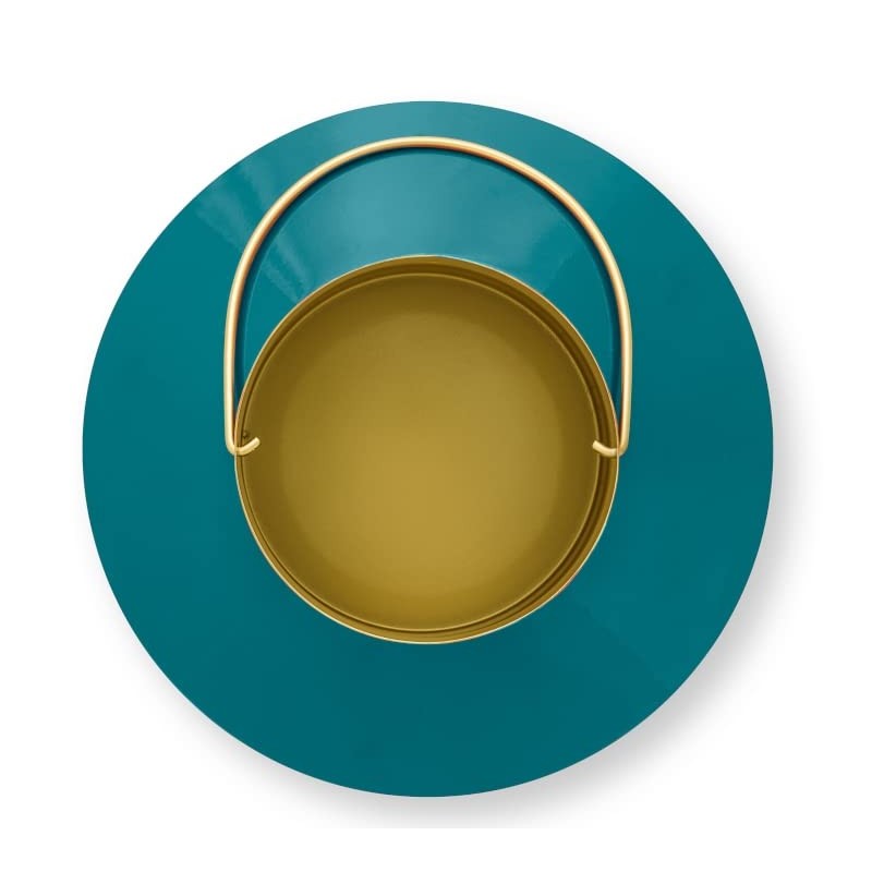 PIP STUDIO 51092093 Lantern Enamelled Green 22 cm (Pack of