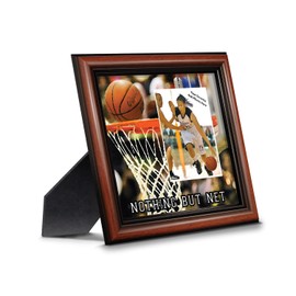 Crossroads Home Décor Basketball Picture frame, Great Team Gift Ideas or Gifts for Coaches Basketball, 9712W