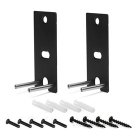 Tendodo 1 Pair of Black Wall Mount Brackets Replacement for Bose 752341-0010 OmniJewel Wall Bracket Compatible with Bose Lifestyle 650 home entertainment system and Bose Surround Speakers 700