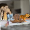 Kisangel Educational Snail Statues Simulation Animal Toys Snail Decorations Miniature