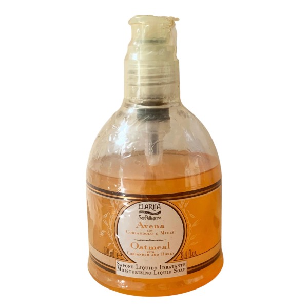 Elariia Avena Oatmeal Moisturizing w/Coriander Liquid Soap 8.4 oz New