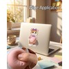 3 Pairs 3D Shiba Inu Belly Stickers,Soft Silicone Anti-Collision for