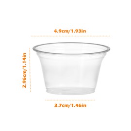 300 Stück Schnapsgläser Plastik, 3cl/30ml Shotgläser Plastikbecher Transparente Schnapsbecher Shotgläser Wiederverwendbar Trinkbecher für Bankett Partys Weihnachten Geburtstage Hochzeiten (3cl/ 30ml)