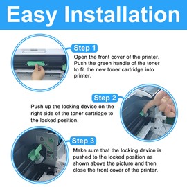 LCL Compatible Toner 408062 408061 408060 400DN 450DN 450LE SP400E SP400LE 5000Pages (1 Black) Compatible with Ricoh SP 400DN SP 450DN SP 450LE SP400E SP400LE