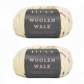 Superwash Sock Wool for Knitting, 4 Ply Sock Yarn from 75% Pure Wool - 25% Polymide, 50g Sock Hand Knitting Yarn