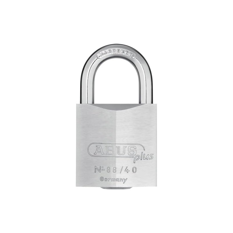ABUS 88/40 Stainless Brass Lock with 2 Keys for Outdoor,