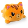 TeeTurtle - The Original Reversible Cat Plushie - Orange Tabby