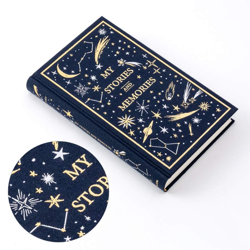 Midori Journal 12880006 1 Page Per Day Book, Star Pattern