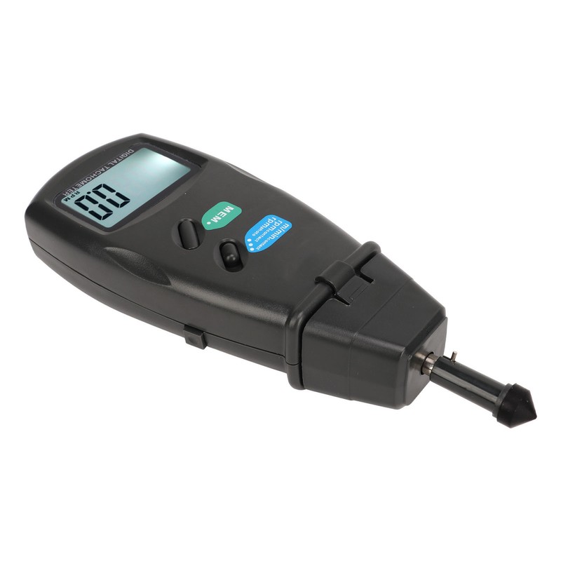 Tachometer LCD Digital Handheld Contact Non Contact 4 Test Mode