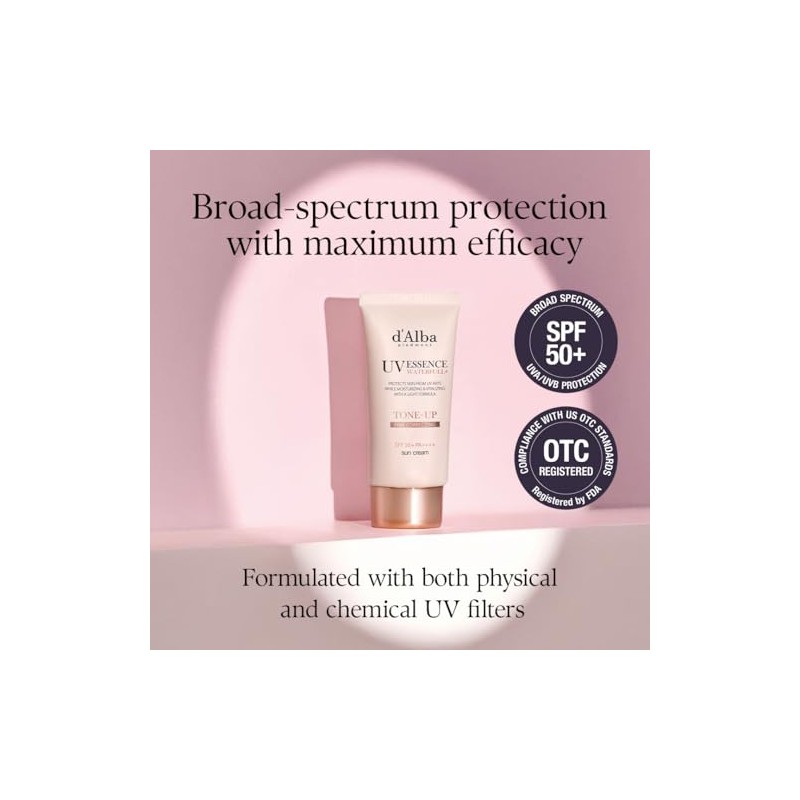 D’ALBA Waterfull Tone-Up Sunscreen SPF 50+ 50 ml – Protector