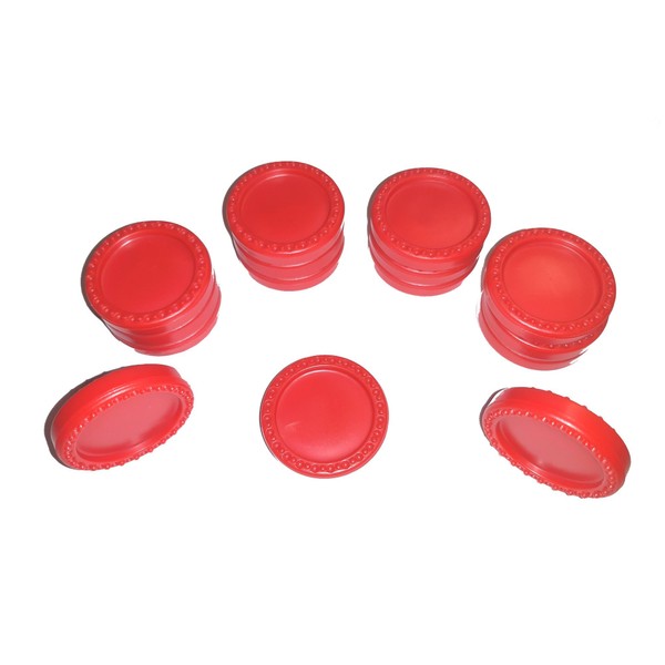 Stacking counters 32mm x 8mm High Pack of 15 (Red)