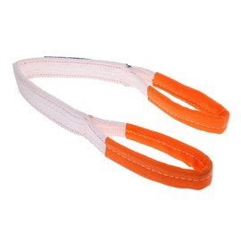 Heavy Duty Recovery Tow Strap - 2'' X 3.28' with 4400 lbs (2 Ton) Capacity - Tree Saver Winch Straps with Reinforced Loops - for Truck, ATV, Boat