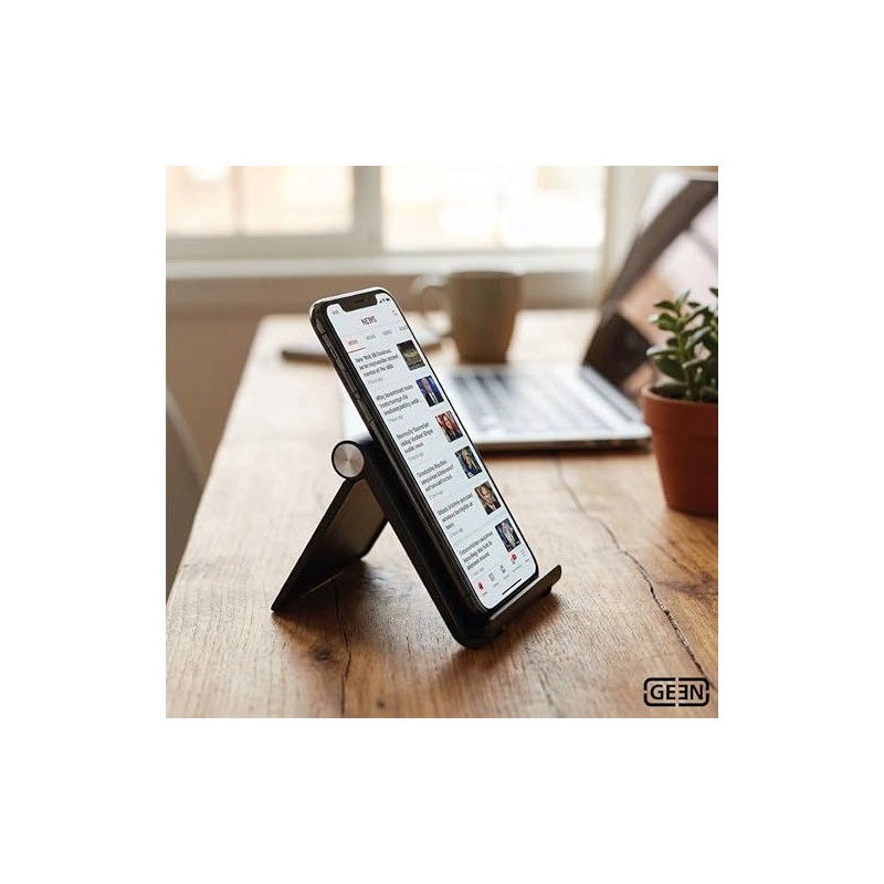 GEEN Soporte Plegable para Celular y Tablet. Ángulo Adaptable según