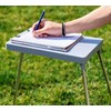 Generic Mantis Clipboard, Self-Standing Clipboard with Retractable Legs, Gray