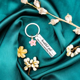 WXCATIM Inspirational Gifts Keychain For Women Girls Teens Sister Best Friend Motivational Encouragement Gifts Keychain For Daughter Bestie Gifts For Birthday Christmas Graduation Jewelry Gifts