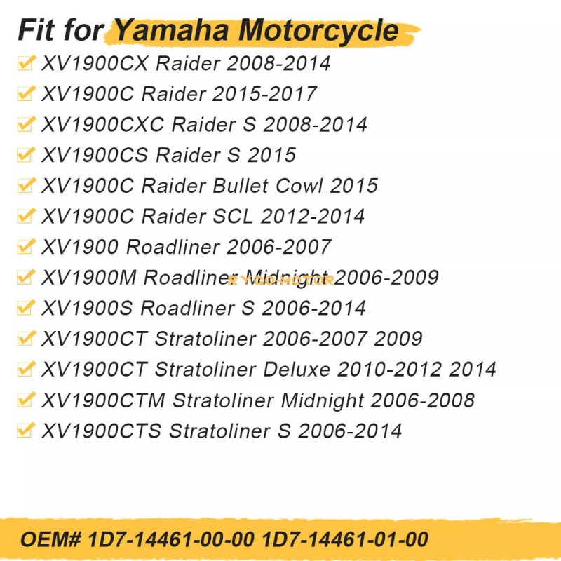 M MATI New Air Filter Cleaner for Yamaha Raider Stratoliner