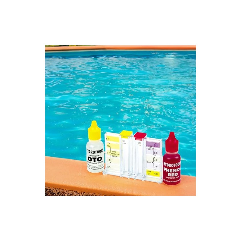 HydroTools Swimming Pool Test Kit - Test, Bromine and pH