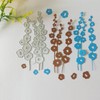 Ammsochy 3D Background Cutting Dies Metal Stencils Scrapbooking Tools Flowers