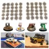 Cayway 3 Pack Static Grass Tuft Miniature Shrubs Bushes Model